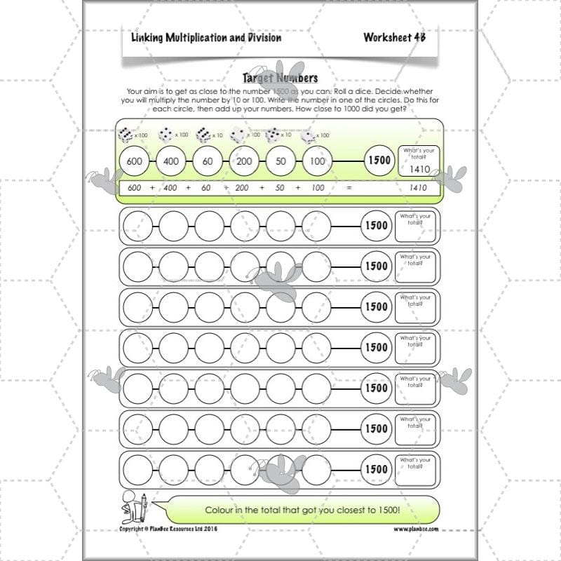 PlanBee Linking Multiplication and Division: Year 3 Primary Maths Lessons