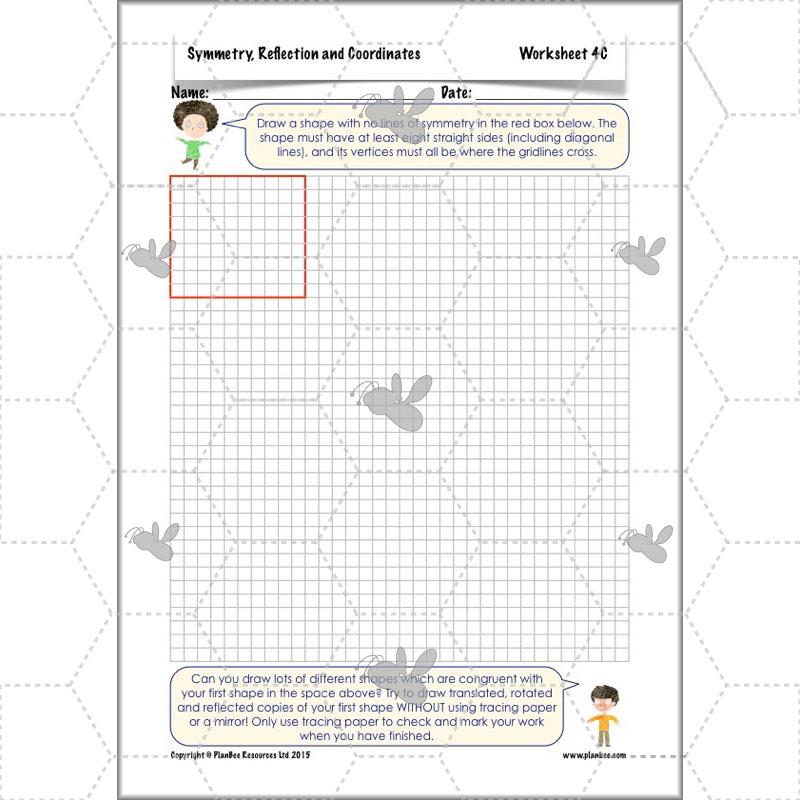 PlanBee Symmetry, Reflection & Coordinates Year 5 Maths 