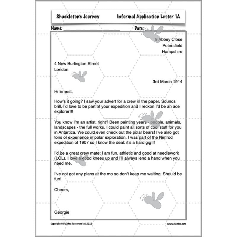 PlanBee Shackleton's Journey KS2 English Planning | PlanBee