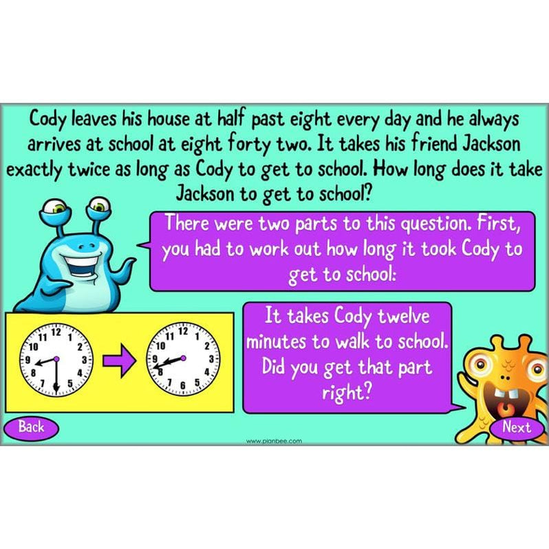 Clock Watching Time Year 3 Maths Lesson Activity Pack — PlanBee