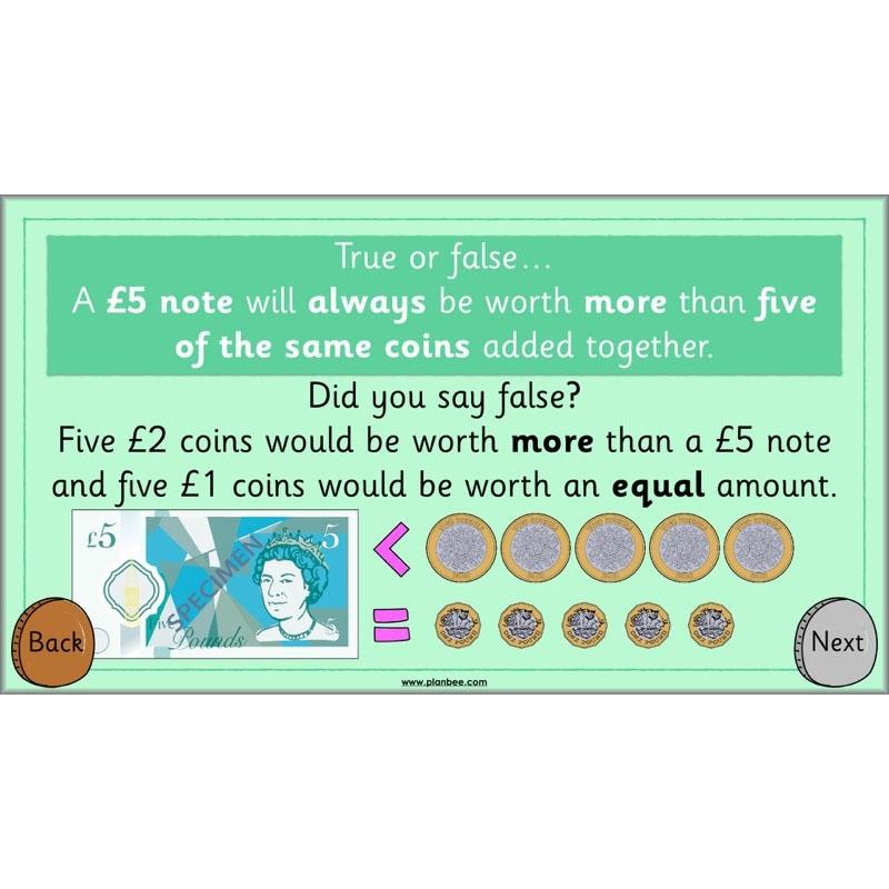 PlanBee Let's Use Pounds and Pence - KS1 Year 2 Maths - Measurement