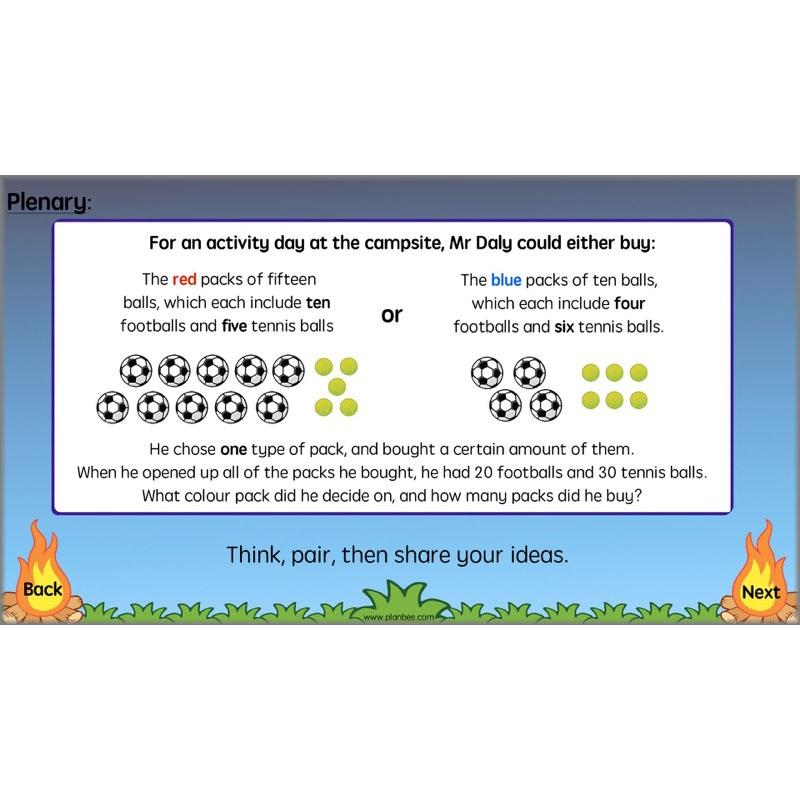PlanBee Dividing & Multiplying - Lesson Plans and Resources for Year 4