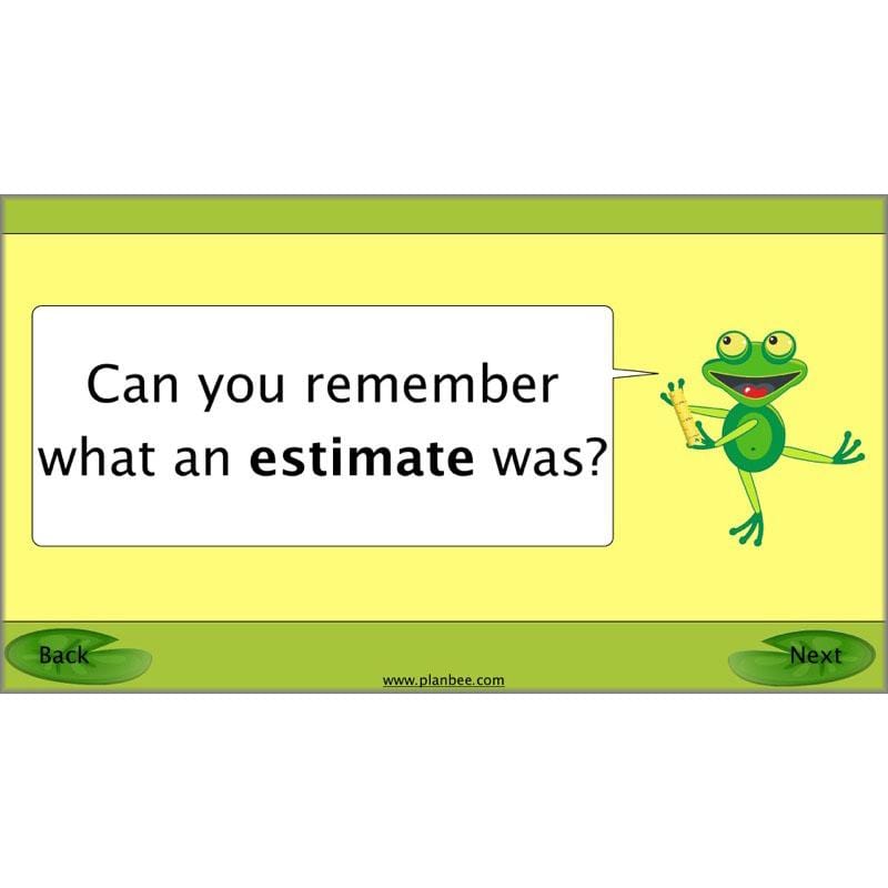 PlanBee Recording Length - Measurement Maths Lessons for Year 4