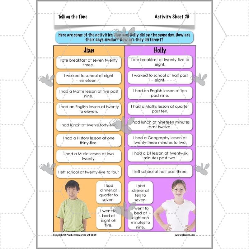 PlanBee Telling the Time KS2 | Year 4 Maths Lessons and Resources