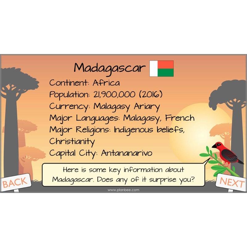 PlanBee Exploring Madagascar: LKS2 Year 3 & Year 4 set of Geography lessons
