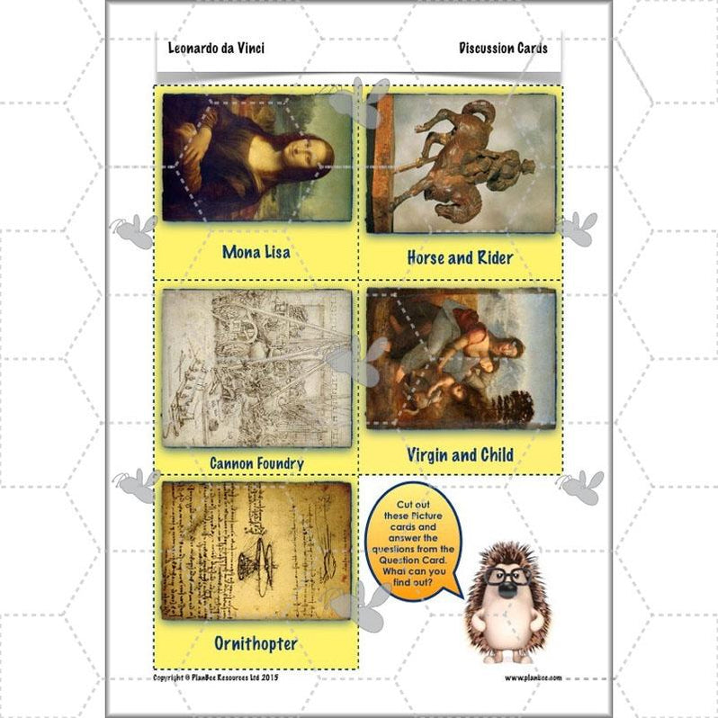 Leonardo da Vinci Art Lessons for KS2 by PlanBee