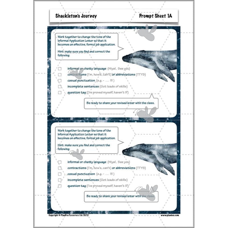 PlanBee Shackleton's Journey KS2 English Planning | PlanBee