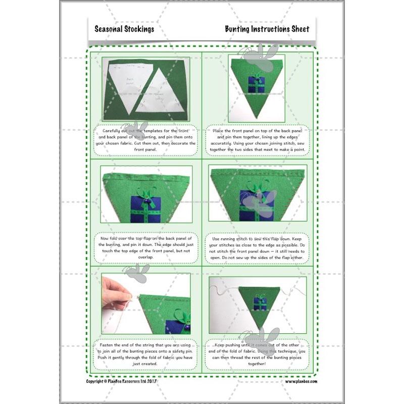 PlanBee Kids Christmas Stockings | Christmas Sewing for Kids PlanBee