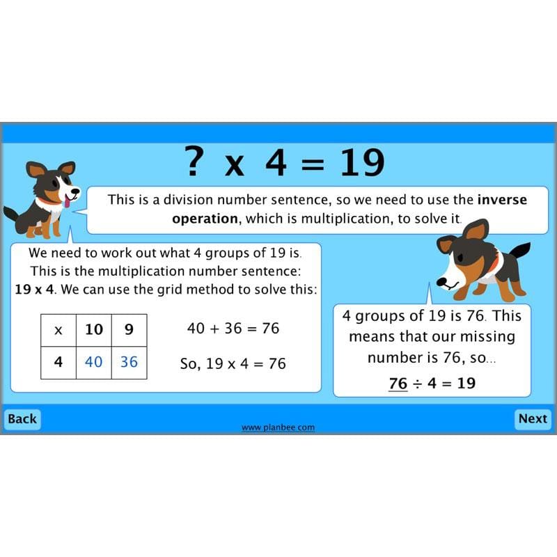 PlanBee Multiplying by Multiples of 10 and 100 - Year 3 Primary Maths Lesson