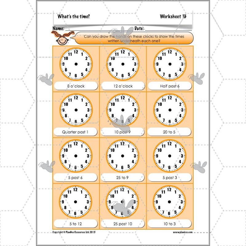 PlanBee Year 3 Time Planning | Plans, Slides and Worksheets