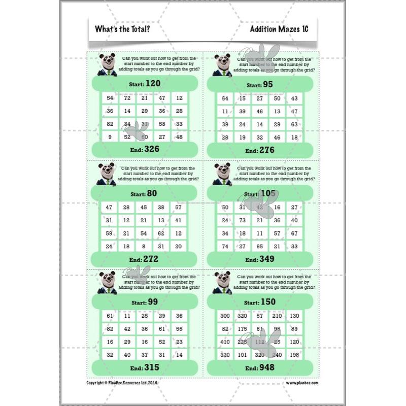 PlanBee What's the Total? - Year 5 Maths Planning - Addition and Subtraction