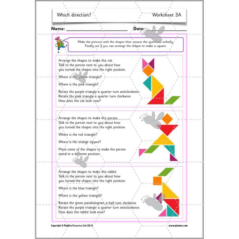 PlanBee Position and Direction Year 1 Maths Lessons by PlanBee