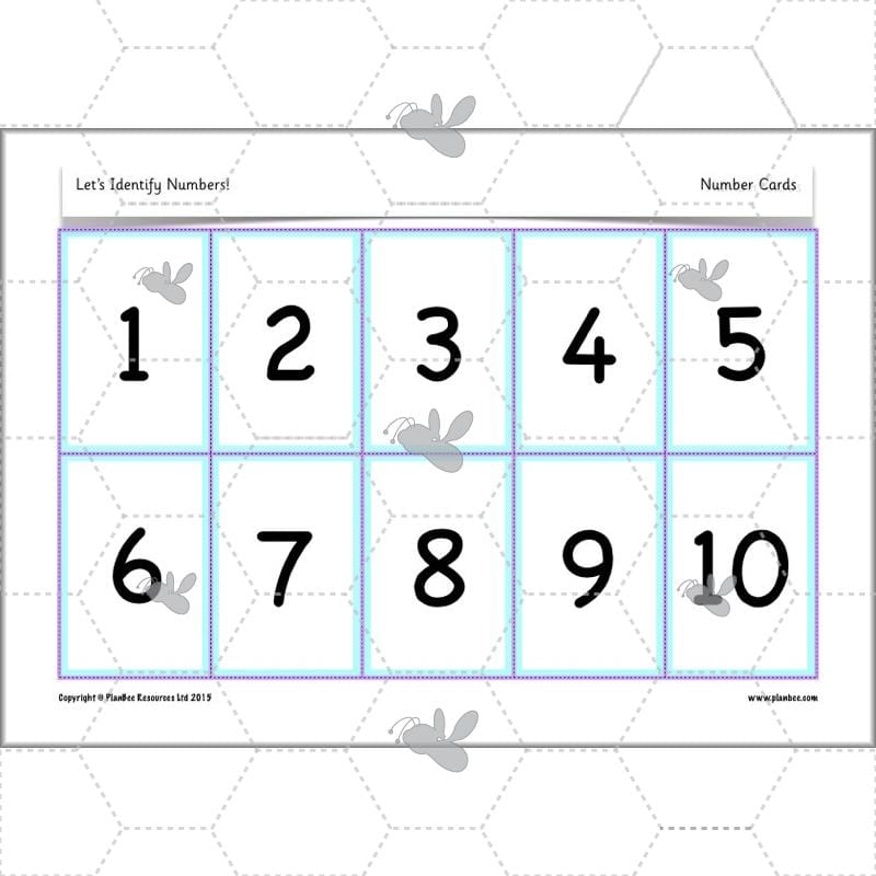 PlanBee Identify Numbers 1-20 Year 1 Maths by PlanBee