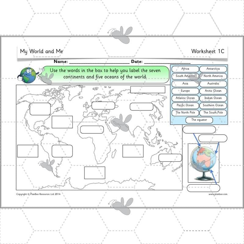 PlanBee My World and Me: Primary Geography Plans for KS1 Year 1 & Year 2