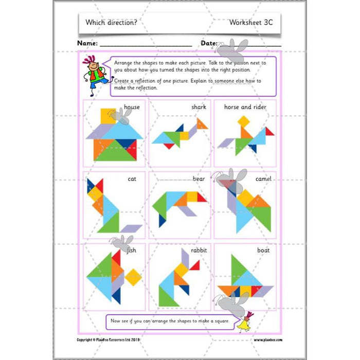 PlanBee Position and Direction Year 1 Maths Lessons by PlanBee
