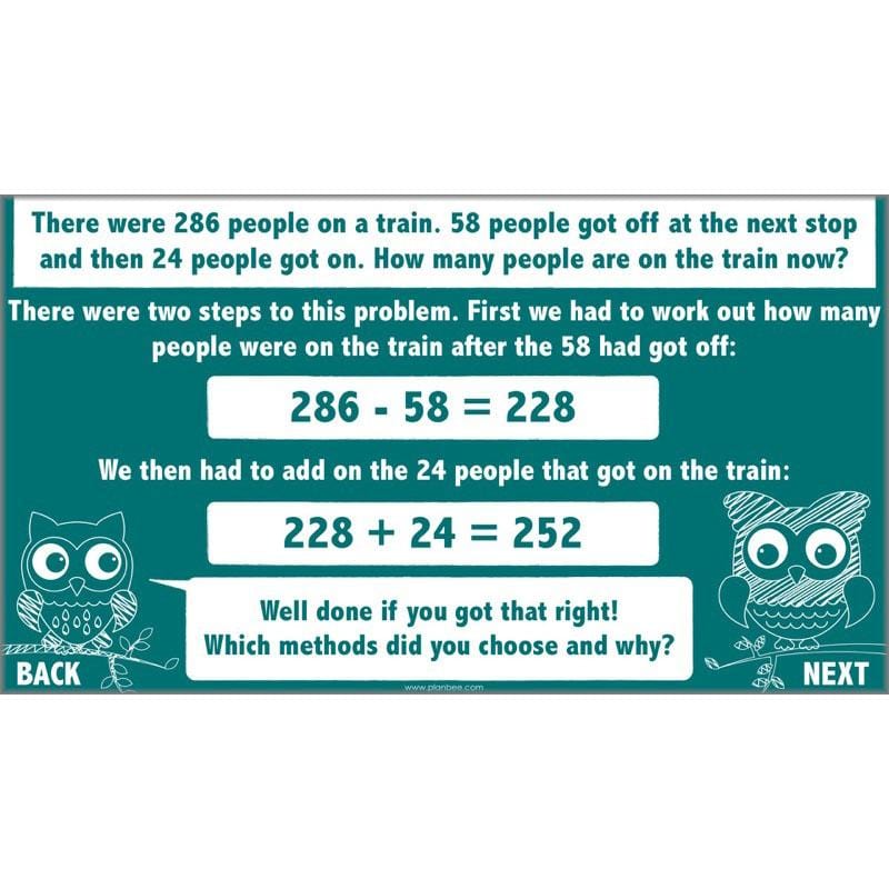 PlanBee Methods of Subtraction - Addition & Subtraction: Year 4 Primary Maths