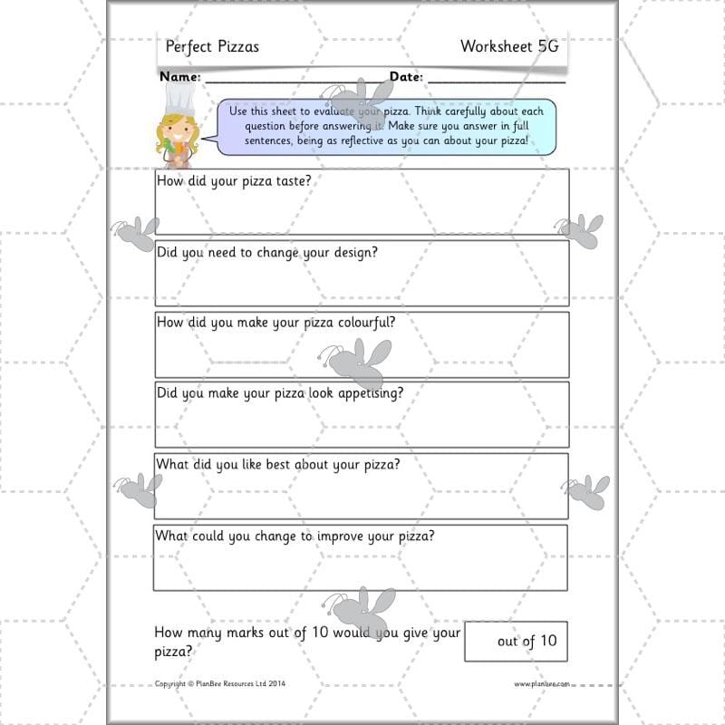 PlanBee Cooking Year 2 DT | Cooking with Kids Pizza | PlanBee