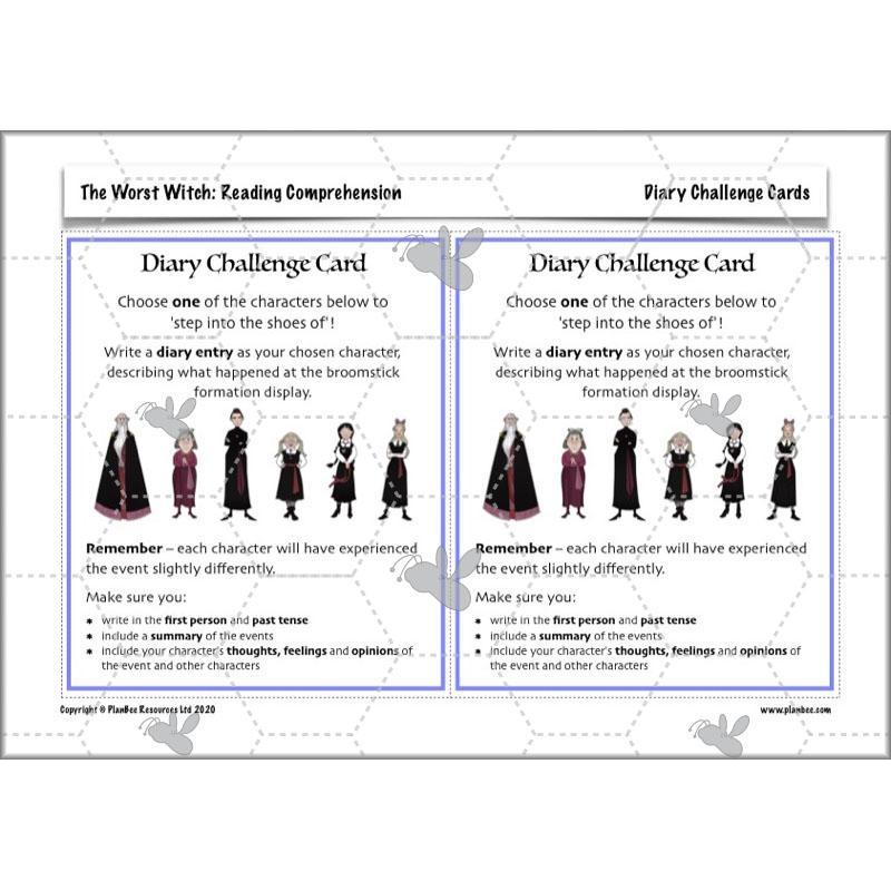 PlanBee The Worst Witch Characters English Pack by PlanBee