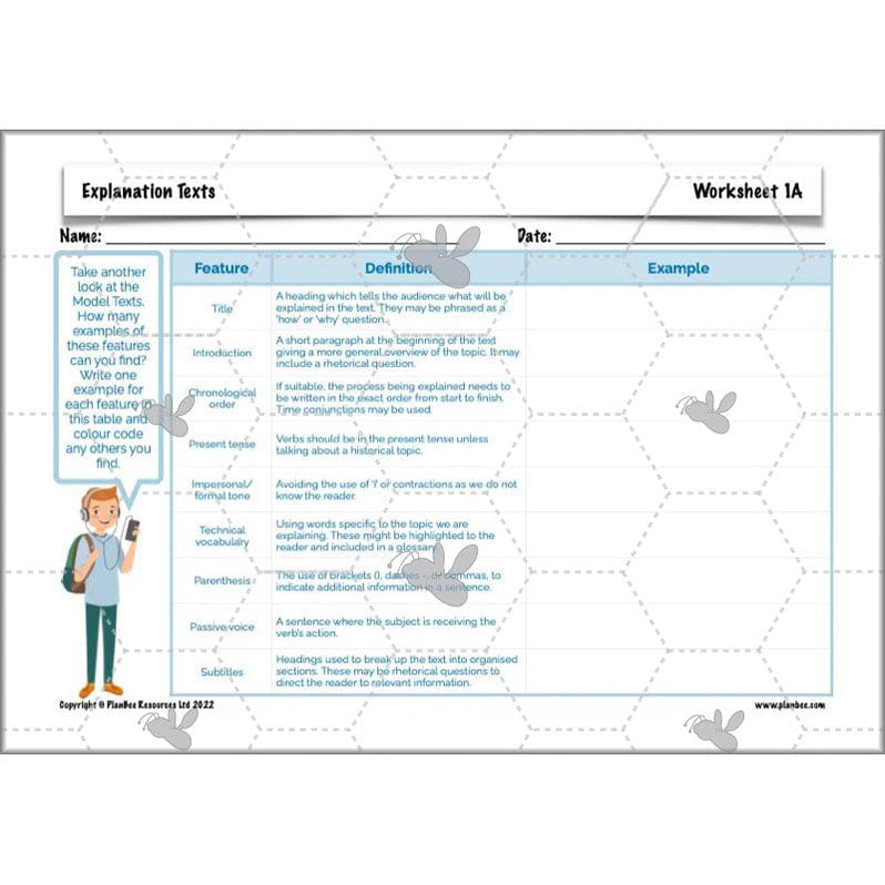 Explanation Texts Year 6 PlanBee English