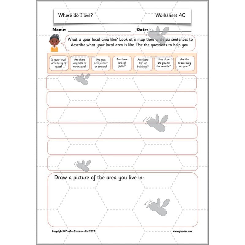 PlanBee Our Local Area KS1 Geography Planning | PlanBee
