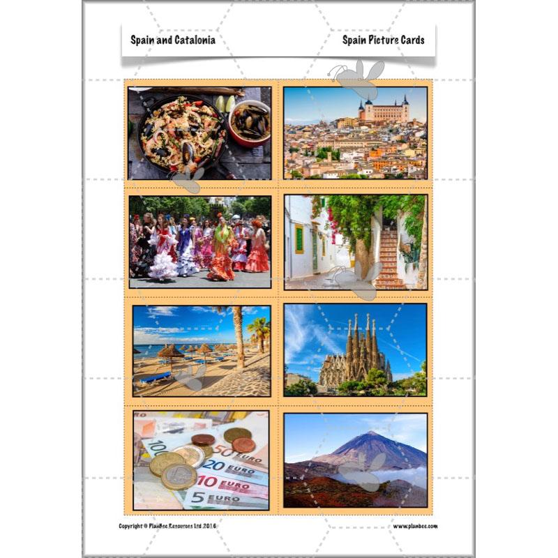 PlanBee Spain and Catalonia: KS2 Geography scheme of work Year 3 & Year 4