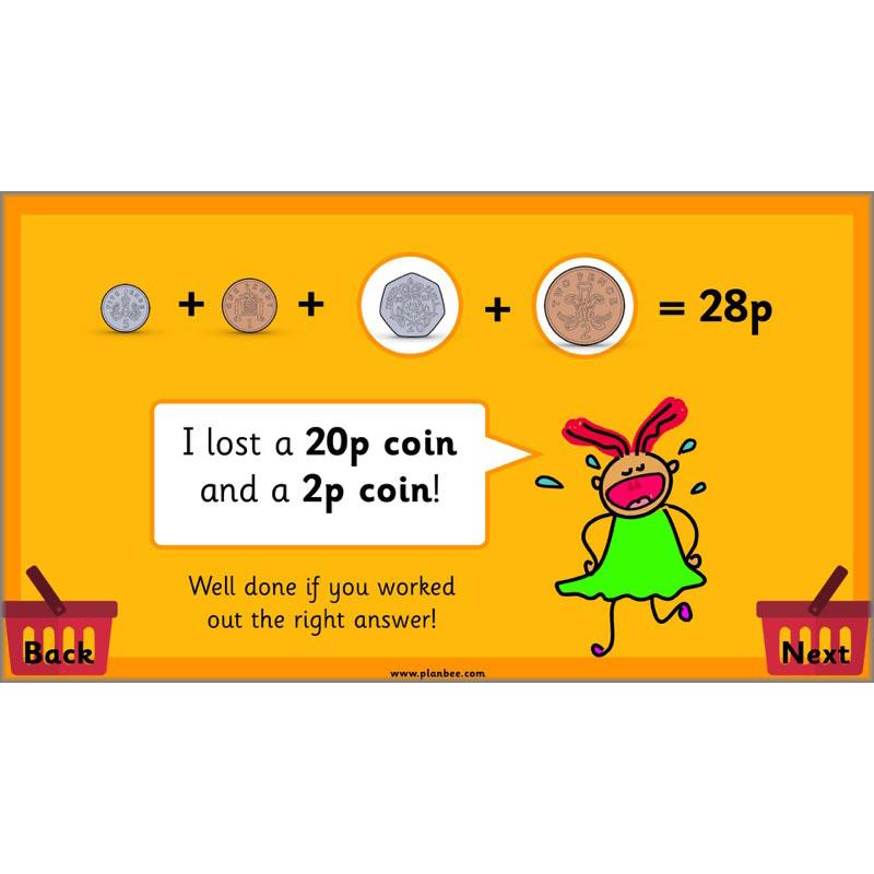 PlanBee Let's Go Shopping: Year 2 Money Maths Activities