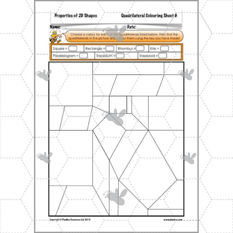 PlanBee Year 4 Properties of 2D Shapes KS2 Maths by PlanBee