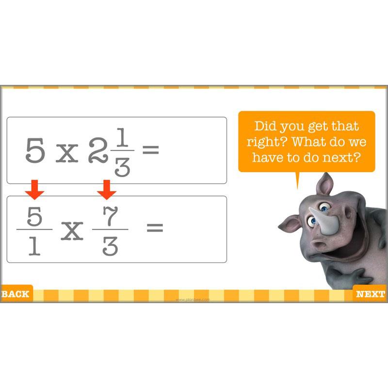 PlanBee Decimals & Fractions - Complete Set of Five Lessons for Year 5
