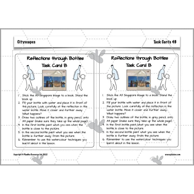 PlanBee Cityscapes Art Lessons for KS2 created by PlanBee