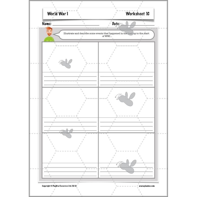 PlanBee World War One: KS2 History lessons, activities and resources