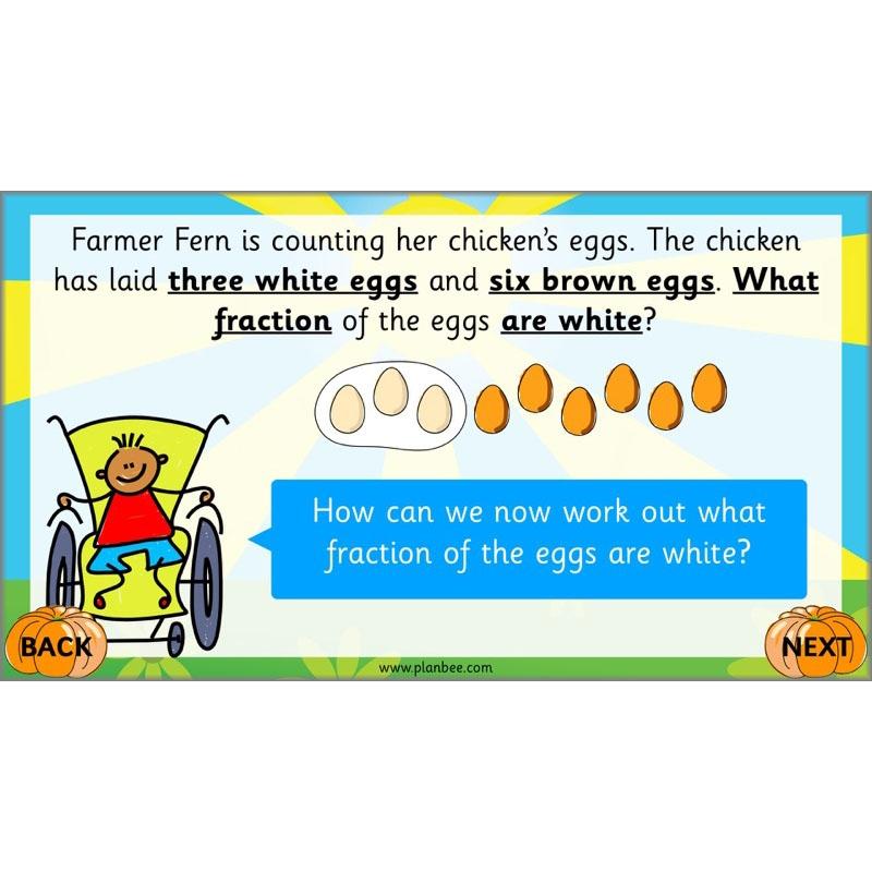 PlanBee Can we find fractions of numbers? Year 2 Fractions Planning