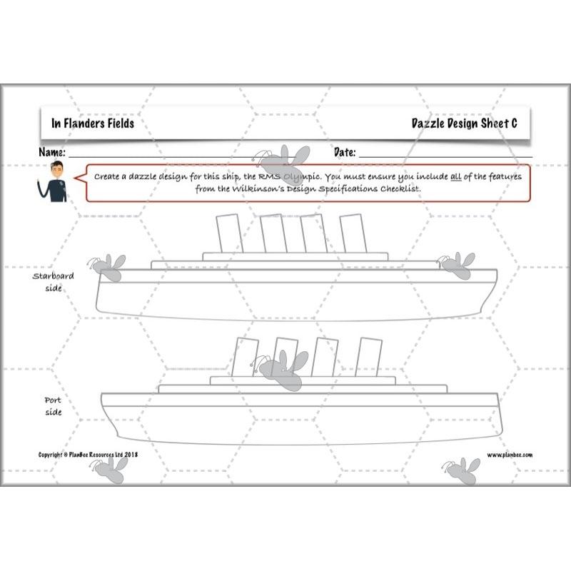 PlanBee WW1 Art Ideas KS2 In Flanders Fields Art Lessons by PlanBee