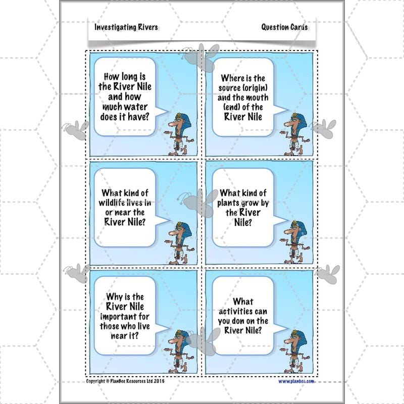 PlanBee Investigating Rivers KS2 planning – physical geography resources