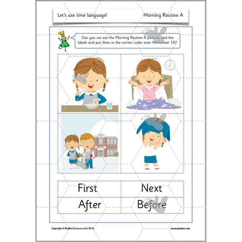 PlanBee Time Language Year 1 Maths lesson | KS1 Maths Plans