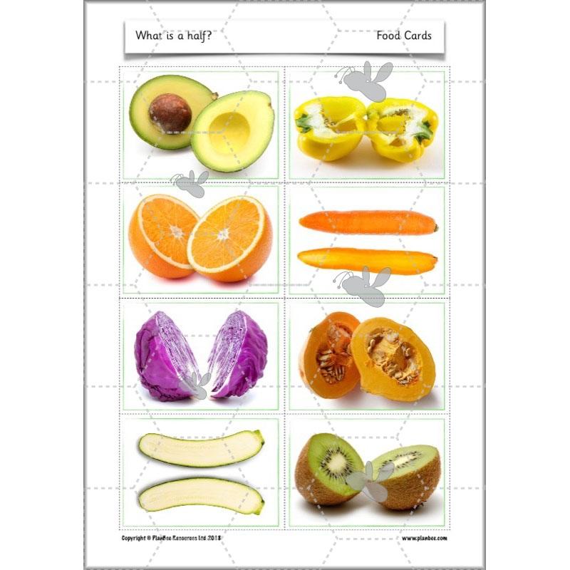 PlanBee What is a half? - KS1 Year 1 lesson pack