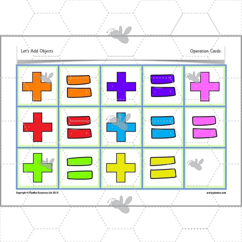 PlanBee Year 1 Addition to 20 Adding Objects Maths by PlanBee