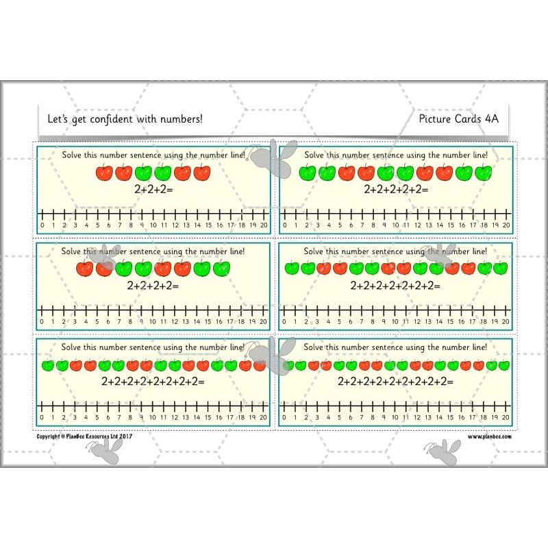PlanBee Let's Get Confident with Numbers complete resource pack