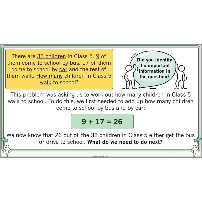PlanBee Let's Calculate - Year 5 Problem-solving Plans and Resources PlanBee