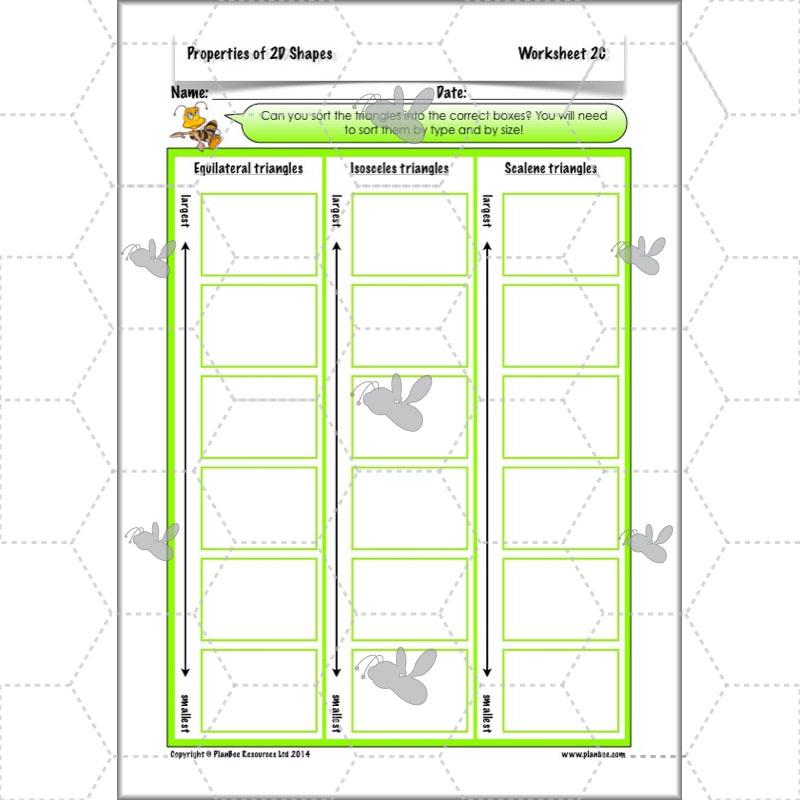 PlanBee Year 4 Properties of 2D Shapes KS2 Maths by PlanBee