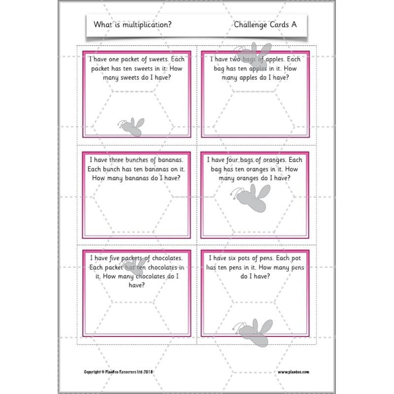 PlanBee What is Multiplication? Year 2 Maths Lessons from PlanBee