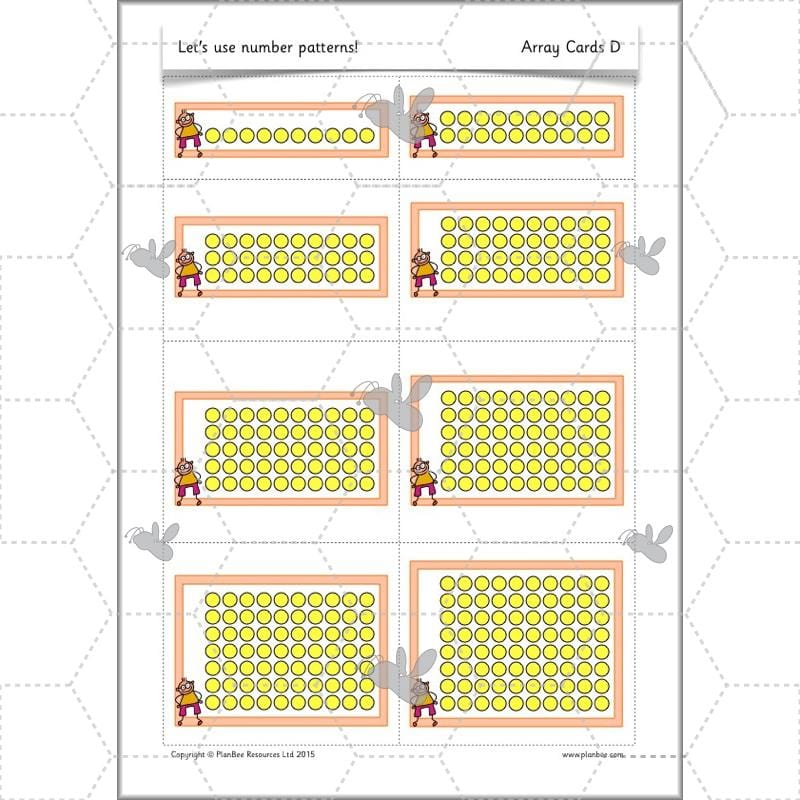 PlanBee Let's use number patterns: Year 2 number sequences