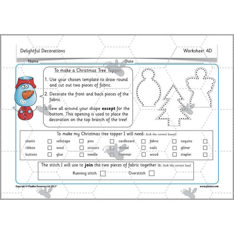 PlanBee Delightful Decorations KS1 DT Lessons by PlanBee
