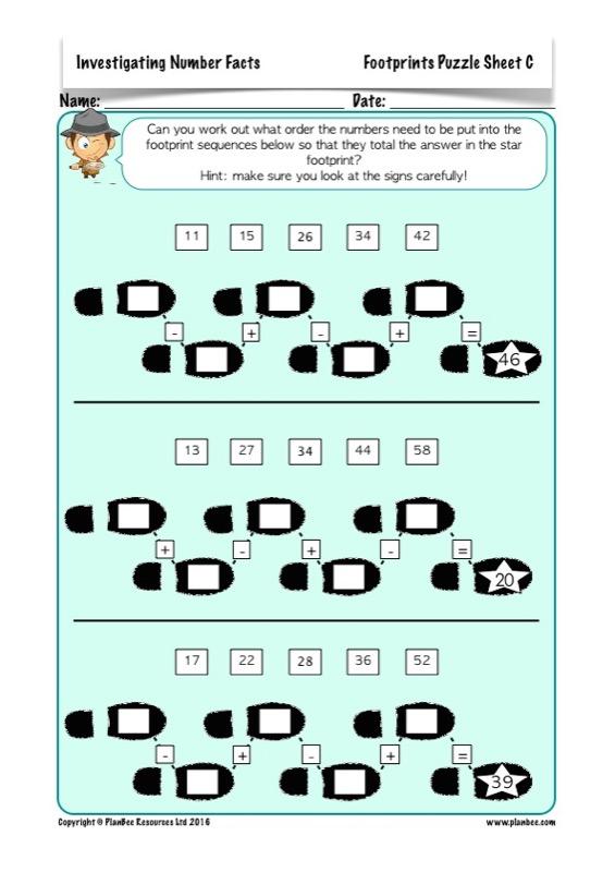 PlanBee Investigating Number Facts: Maths Addition and Subtraction KS2 Year 3