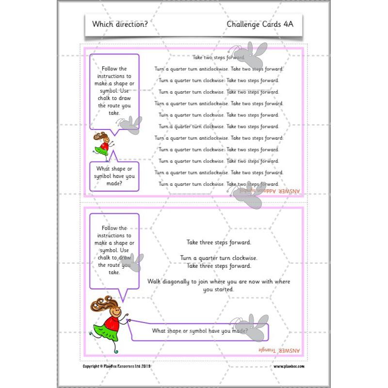 PlanBee Position and Direction Year 1 Maths Lessons by PlanBee