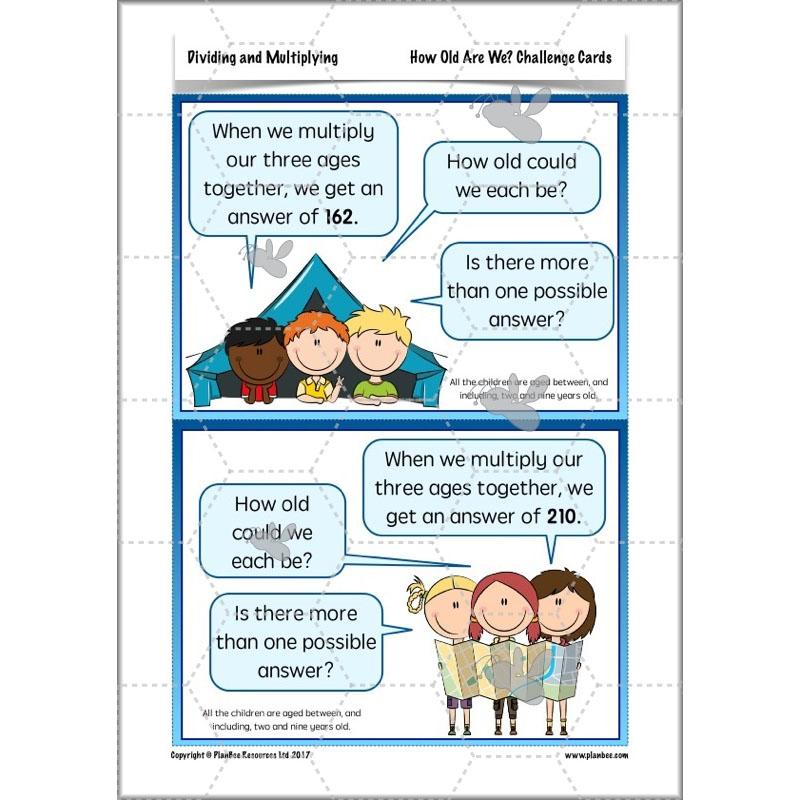 PlanBee Dividing & Multiplying - Lesson Plans and Resources for Year 4