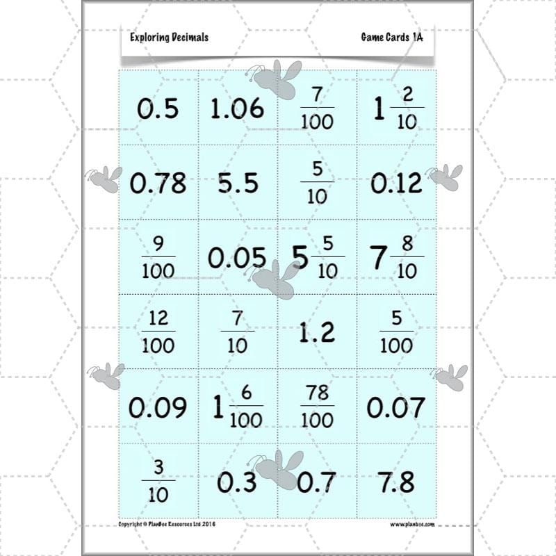 PlanBee Exploring Decimals - Year 5 Complete Maths Resources - Place Value