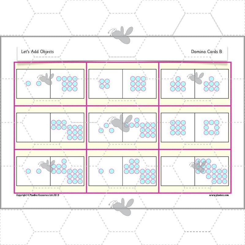 PlanBee Year 1 Addition to 20 Adding Objects Maths by PlanBee