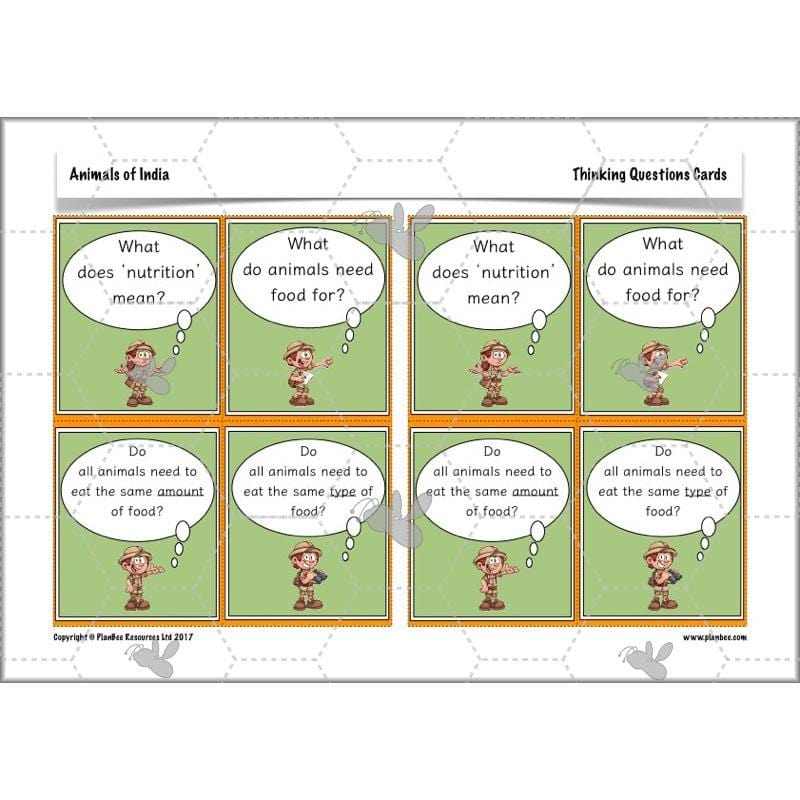 PlanBee Animals of India complete Science scheme of work for KS2