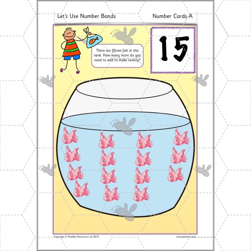 PlanBee Let's Use Number Bonds! KS1 Maths Lessons and Resources Year 2