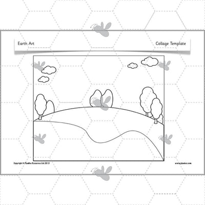 PlanBee Earth Art KS1 Nature Art for Kids by PlanBee